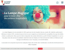 Tablet Screenshot of lalampemagique.fr